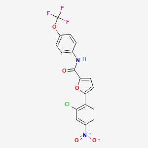 5-(2-chloro-4-nitrophenyl)-N-[4-(trifluoromethoxy)phenyl]-2-furamide