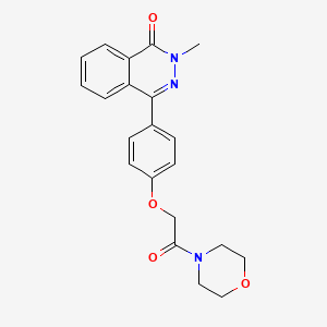 2-methyl-4-{4-[2-(4-morpholinyl)-2-oxoethoxy]phenyl}-1(2H)-phthalazinone