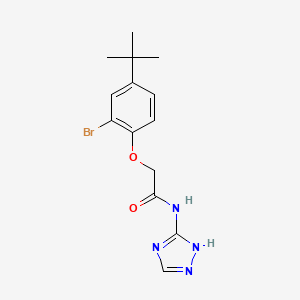 2-(2-bromo-4-tert-butylphenoxy)-N-(4H-1,2,4-triazol-3-yl)acetamide