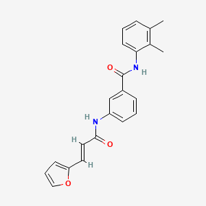 N-(2,3-dimethylphenyl)-3-{[3-(2-furyl)acryloyl]amino}benzamide