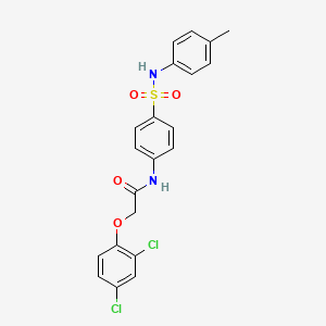 2-(2,4-dichlorophenoxy)-N-{4-[(4-methylphenyl)sulfamoyl]phenyl}acetamide