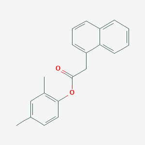 molecular formula C20H18O2 B3520342 2,4-dimethylphenyl 1-naphthylacetate 