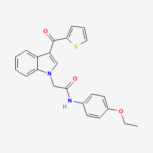 N-(4-ETHOXYPHENYL)-2-[3-(THIOPHENE-2-CARBONYL)-1H-INDOL-1-YL]ACETAMIDE