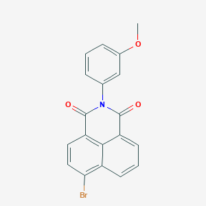 6-bromo-2-(3-methoxyphenyl)-1H-benzo[de]isoquinoline-1,3(2H)-dione