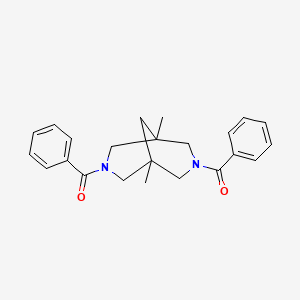 3,7-dibenzoyl-1,5-dimethyl-3,7-diazabicyclo[3.3.1]nonane