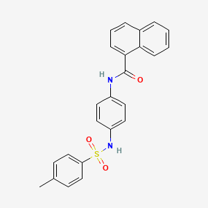 N-[4-(4-METHYLBENZENESULFONAMIDO)PHENYL]NAPHTHALENE-1-CARBOXAMIDE