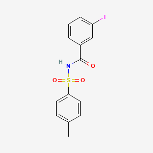 3-iodo-N-[(4-methylphenyl)sulfonyl]benzamide