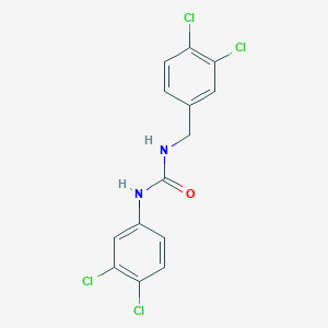 molecular formula C14H10Cl4N2O B3520991 N-(3,4-dichlorobenzyl)-N'-(3,4-dichlorophenyl)urea 