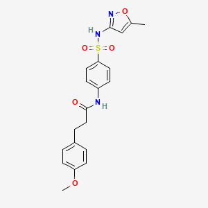 3-(4-METHOXYPHENYL)-N-{4-[(5-METHYL-12-OXAZOL-3-YL)SULFAMOYL]PHENYL}PROPANAMIDE