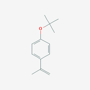 molecular formula C13H18O B035212 4-t-Butoxy-alpha-methylstyrene CAS No. 105612-78-0