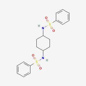 N-(4-BENZENESULFONAMIDOCYCLOHEXYL)BENZENESULFONAMIDE