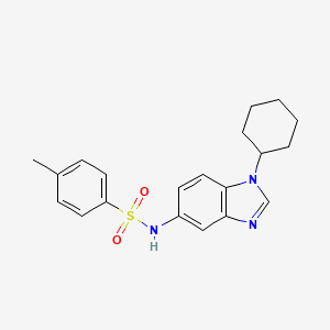 N-(1-cyclohexyl-1H-benzimidazol-5-yl)-4-methylbenzenesulfonamide