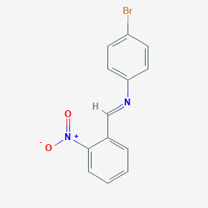4-Bromo-N-[(E)-(2-nitrophenyl)methylidene]aniline