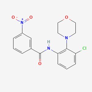 N-(3-chloro-2-morpholin-4-ylphenyl)-3-nitrobenzamide