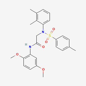 N-(2,5-dimethoxyphenyl)-N~2~-(2,3-dimethylphenyl)-N~2~-[(4-methylphenyl)sulfonyl]glycinamide