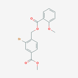 Methyl 3-bromo-4-[(2-methoxybenzoyl)oxymethyl]benzoate