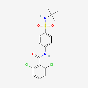 N-[4-(tert-butylsulfamoyl)phenyl]-2,6-dichlorobenzamide