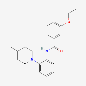 3-ethoxy-N-[2-(4-methylpiperidin-1-yl)phenyl]benzamide