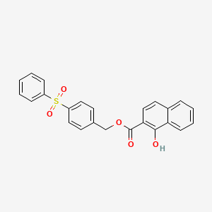 4-(phenylsulfonyl)benzyl 1-hydroxy-2-naphthoate