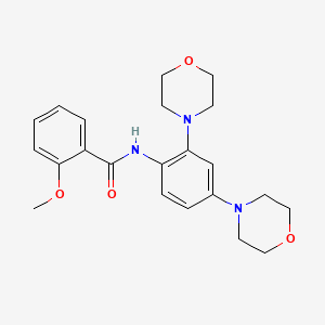 N-(2,4-dimorpholin-4-ylphenyl)-2-methoxybenzamide