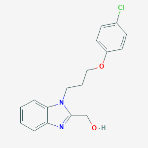 {1-[3-(4-chlorophenoxy)propyl]-1H-benzimidazol-2-yl}methanol