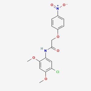 N-(5-chloro-2,4-dimethoxyphenyl)-2-(4-nitrophenoxy)acetamide