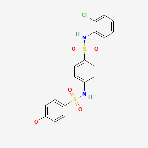 N-(4-{[(2-chlorophenyl)amino]sulfonyl}phenyl)-4-methoxybenzenesulfonamide