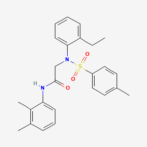 N~1~-(2,3-dimethylphenyl)-N~2~-(2-ethylphenyl)-N~2~-[(4-methylphenyl)sulfonyl]glycinamide