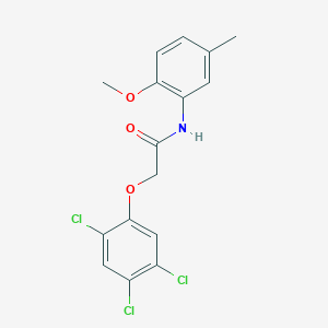 N-(2-methoxy-5-methylphenyl)-2-(2,4,5-trichlorophenoxy)acetamide