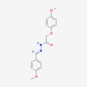 (E)-N'-(4-methoxybenzylidene)-2-(4-methoxyphenoxy)acetohydrazide