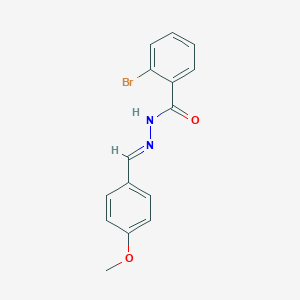 2-bromo-N'-[(E)-(4-methoxyphenyl)methylidene]benzohydrazide