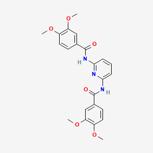 N-[6-(3,4-DIMETHOXYBENZAMIDO)PYRIDIN-2-YL]-3,4-DIMETHOXYBENZAMIDE