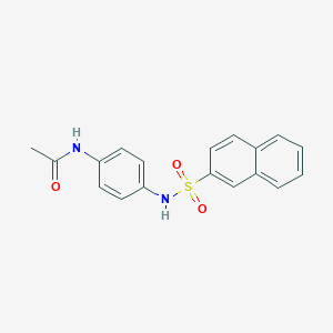 molecular formula C18H16N2O3S B352207 N-[4-(naphthalen-2-ylsulfonylamino)phenyl]acetamide CAS No. 305373-47-1