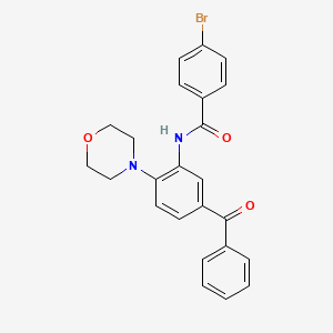 N-(5-benzoyl-2-morpholin-4-ylphenyl)-4-bromobenzamide