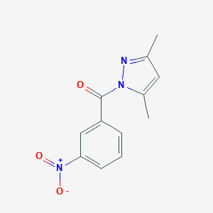 3,5-dimethyl-1-(3-nitrobenzoyl)-1H-pyrazole