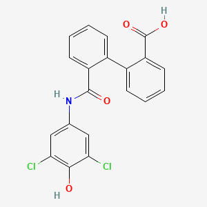 2'-{[(3,5-dichloro-4-hydroxyphenyl)amino]carbonyl}-2-biphenylcarboxylic acid