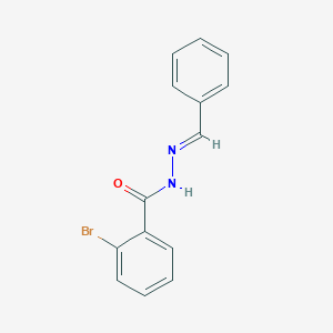 molecular formula C14H11BrN2O B352216 N'-benzylidene-2-bromobenzohydrazide CAS No. 292855-50-6