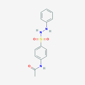 molecular formula C14H15N3O3S B352218 N-[4-(anilinosulfamoyl)phenyl]acetamide CAS No. 37049-83-5