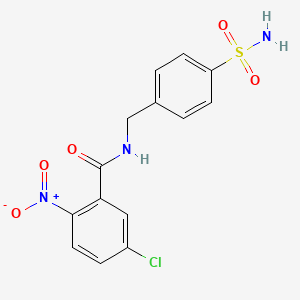 N-[4-(aminosulfonyl)benzyl]-5-chloro-2-nitrobenzamide