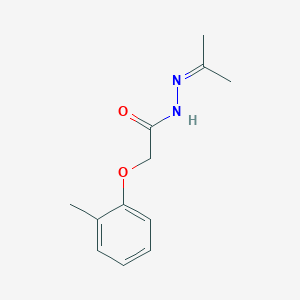 molecular formula C12H16N2O2 B352224 N'-(1-methylethylidene)-2-(2-methylphenoxy)acetohydrazide CAS No. 297139-75-4