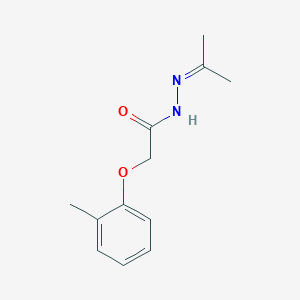 molecular formula C12H16N2O2 B352224 2-(2-METHYLPHENOXY)-N'-(PROPAN-2-YLIDENE)ACETOHYDRAZIDE CAS No. 297139-75-4