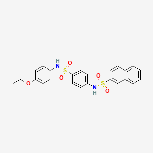 N-(4-{[(4-ethoxyphenyl)amino]sulfonyl}phenyl)-2-naphthalenesulfonamide