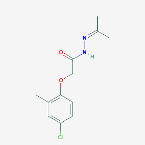 2-(4-chloro-2-methylphenoxy)-N'-(propan-2-ylidene)acetohydrazide