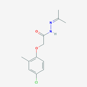 molecular formula C12H15ClN2O2 B352228 2-(4-chloro-2-methylphenoxy)-N'-(propan-2-ylidene)acetohydrazide CAS No. 51496-72-1