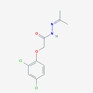 2-(2,4-dichlorophenoxy)-N'-(1-methylethylidene)acetohydrazide