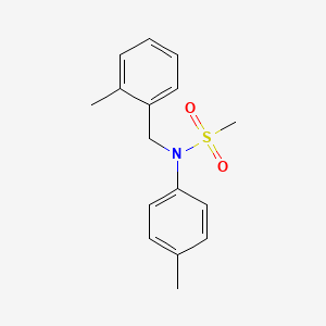 N-(2-methylbenzyl)-N-(4-methylphenyl)methanesulfonamide