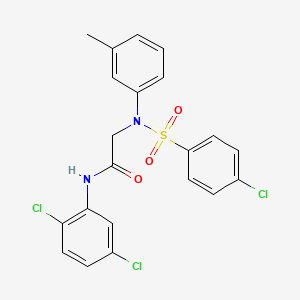 N~2~-[(4-chlorophenyl)sulfonyl]-N~1~-(2,5-dichlorophenyl)-N~2~-(3-methylphenyl)glycinamide