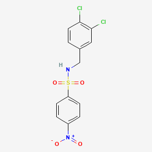 N-(3,4-dichlorobenzyl)-4-nitrobenzenesulfonamide