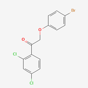 2-(4-bromophenoxy)-1-(2,4-dichlorophenyl)ethanone