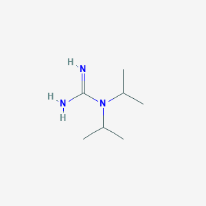 molecular formula C7H17N3 B035226 1,1-Di(propan-2-yl)guanidine CAS No. 104919-92-8